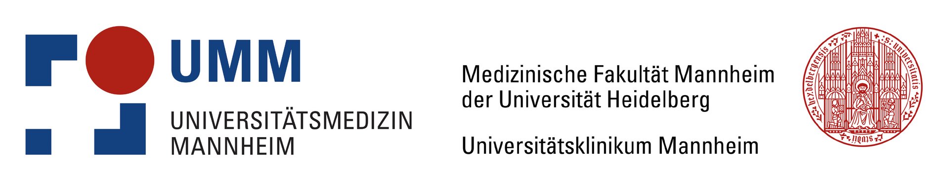 Logos "Universitätsmedizin Mannheim" und "Medizinische Fakultät Mannheim"